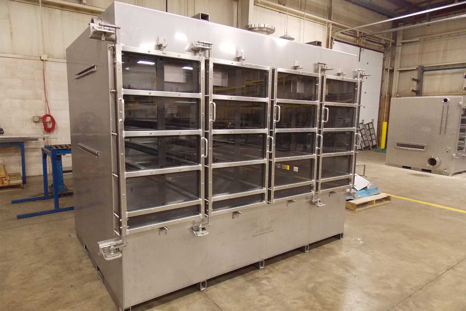 Air filtration fabricated assembly 